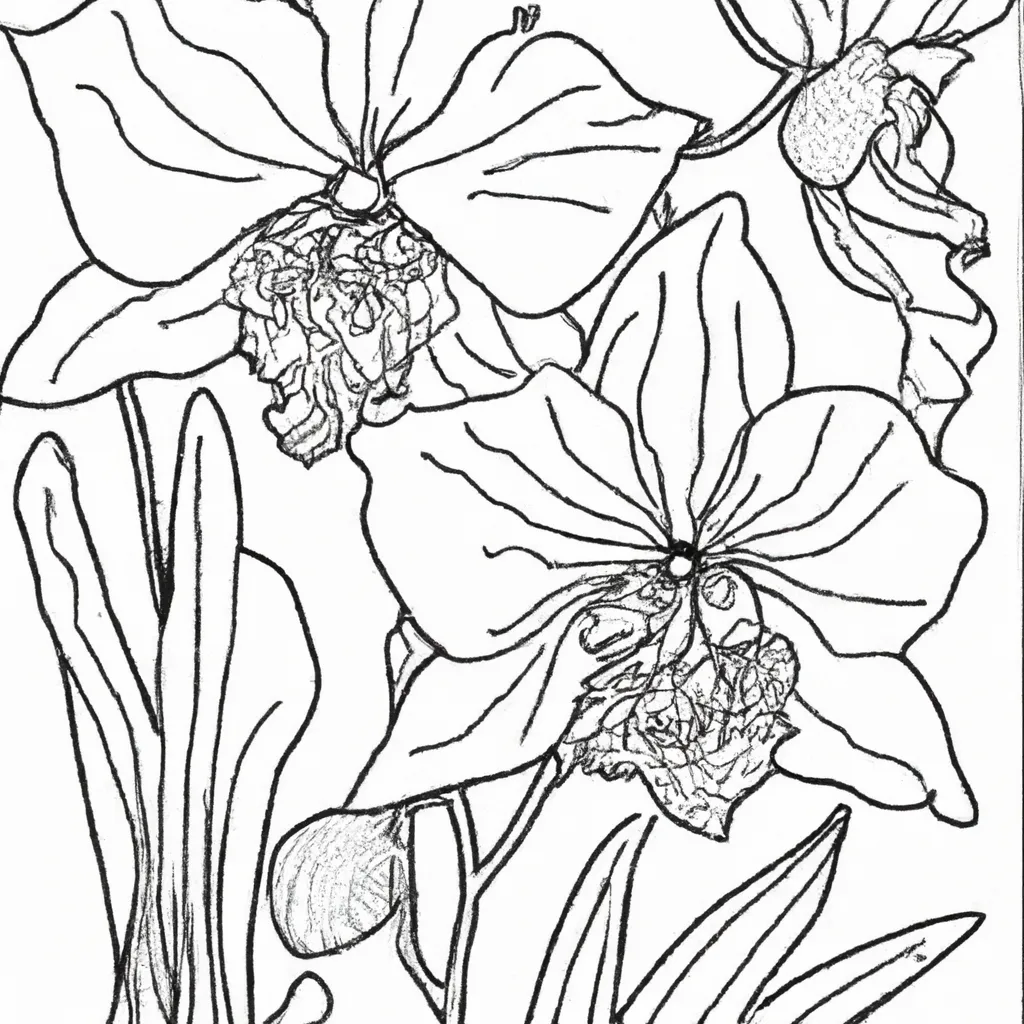 A Magia das Orquídeas: Imprima e Colora Já! 27 A Magia das Orquídeas: Imprima e Colora Já! 26