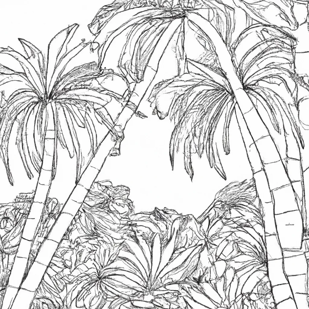Colorindo Palmeiras: Um Paraíso Tropical em Suas Mãos 20