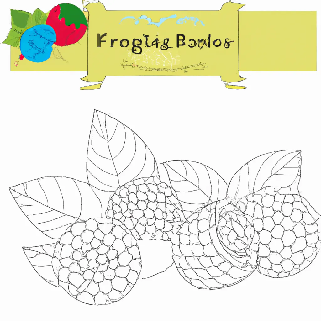 Adoce Seu Dia com Desenhos de Framboesas para Colorir 2