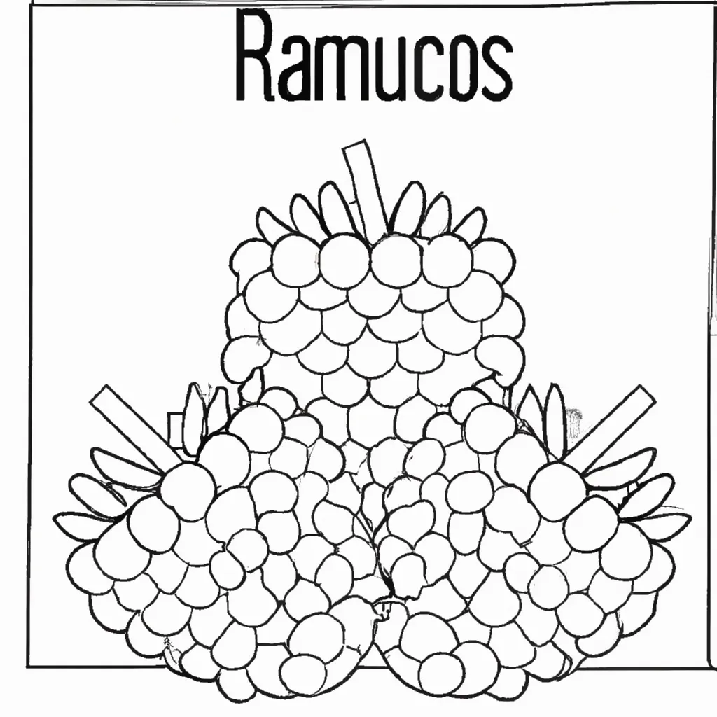 Adoce Seu Dia com Desenhos de Framboesas para Colorir 18