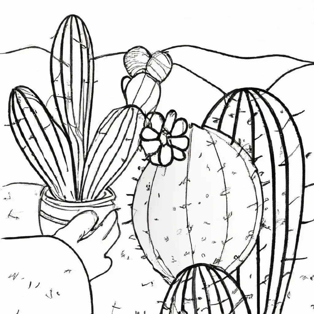 Um Passeio pelos Cactos: Pintando o Deserto 10