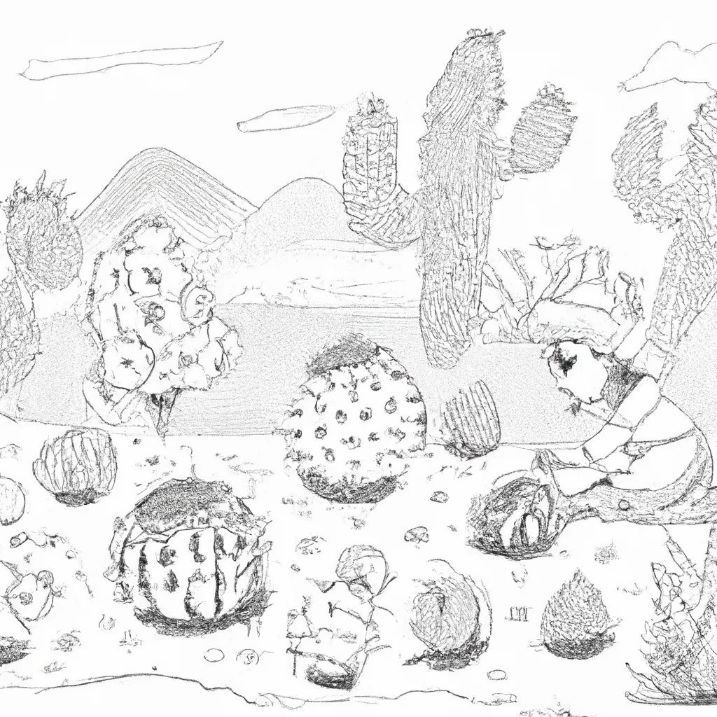 Um Passeio pelos Cactos: Pintando o Deserto 14