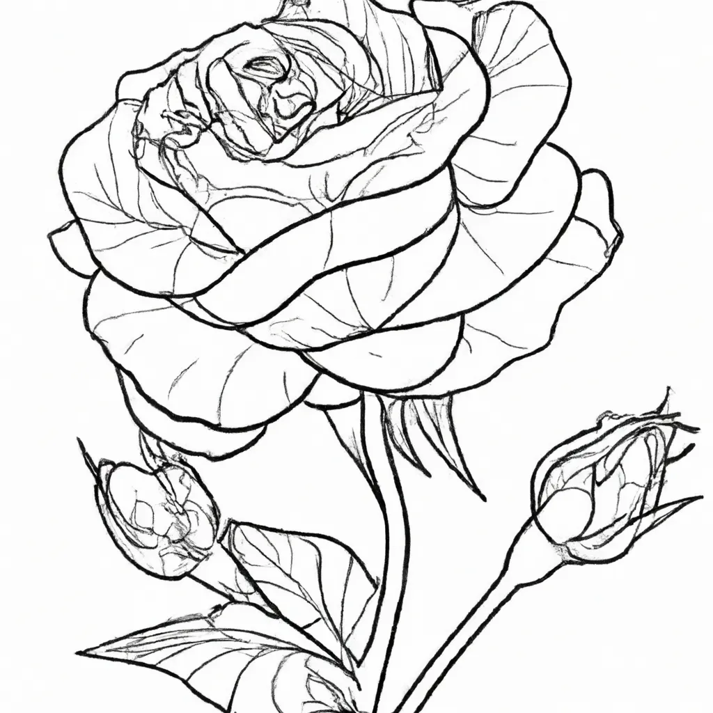 As Maravilhas das Rosas: Imagens para Colorir e Admirar
