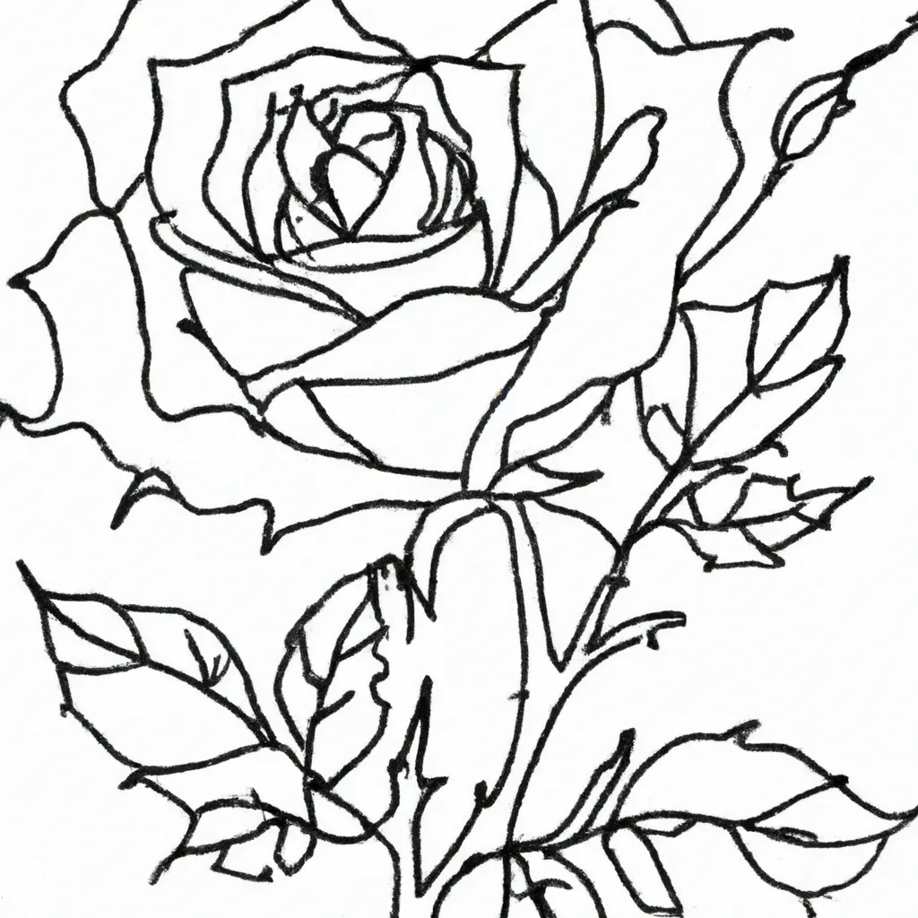 As Maravilhas das Rosas: Imagens para Colorir e Admirar 6