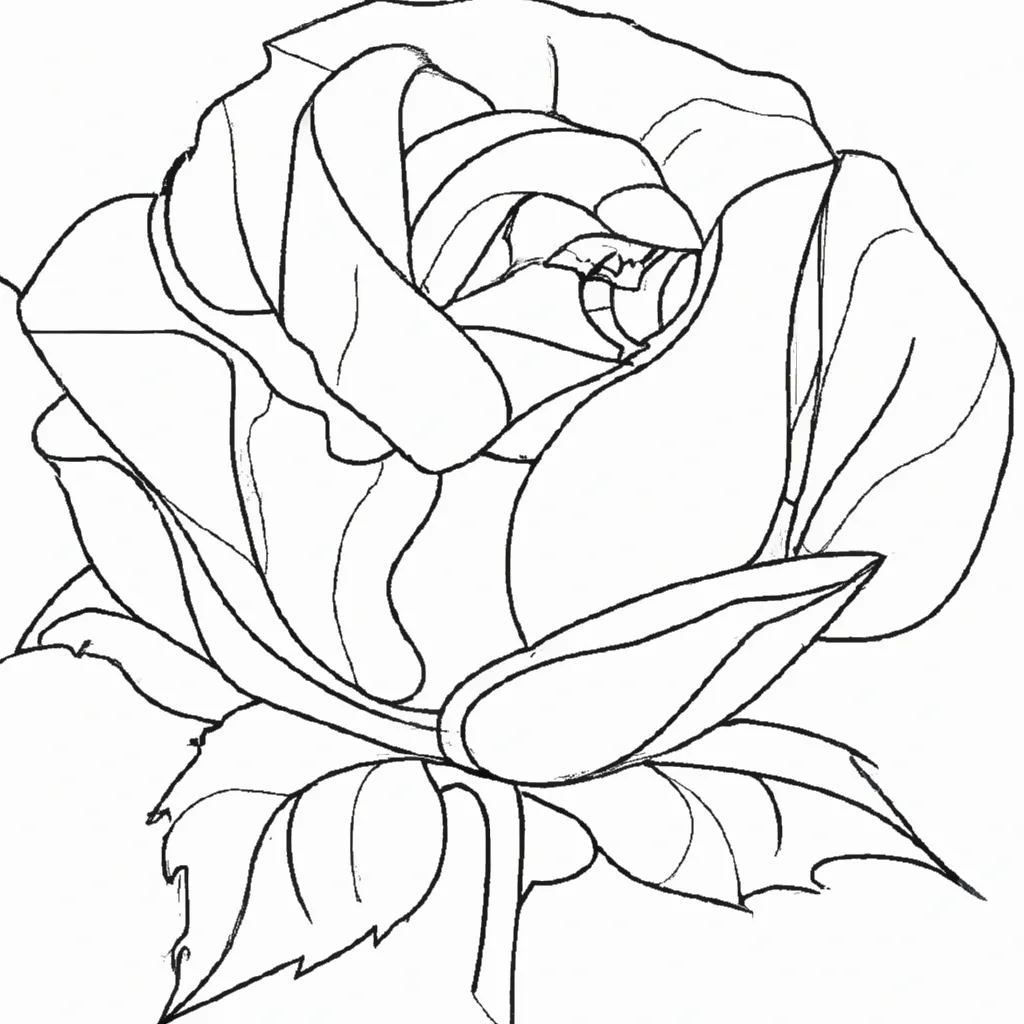 As Maravilhas das Rosas: Imagens para Colorir e Admirar 8