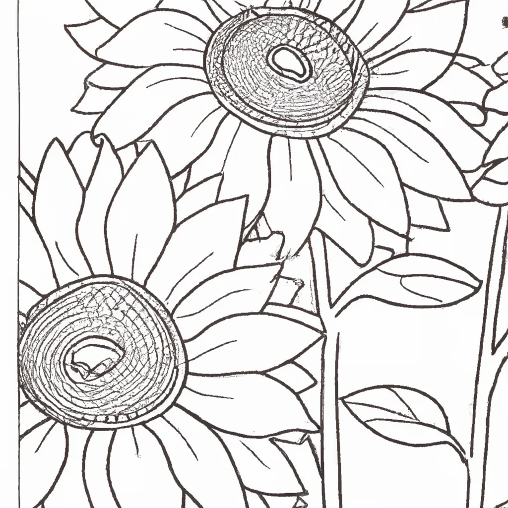 Sua Arte nas Páginas: Colorindo Girassóis