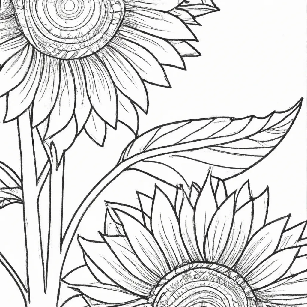 Sua Arte nas Páginas: Colorindo Girassóis 2