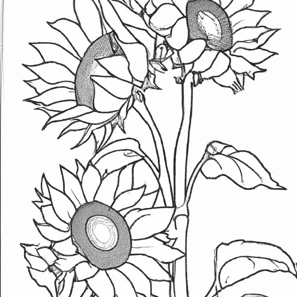 Sua Arte nas Páginas: Colorindo Girassóis 6