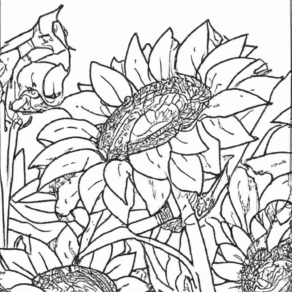 Sua Arte nas Páginas: Colorindo Girassóis 20