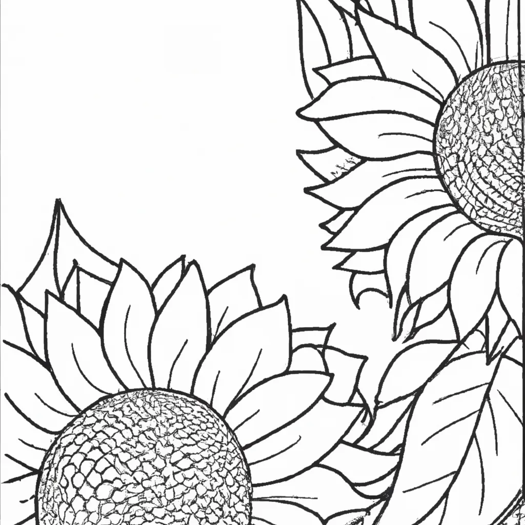 Sua Arte nas Páginas: Colorindo Girassóis 24