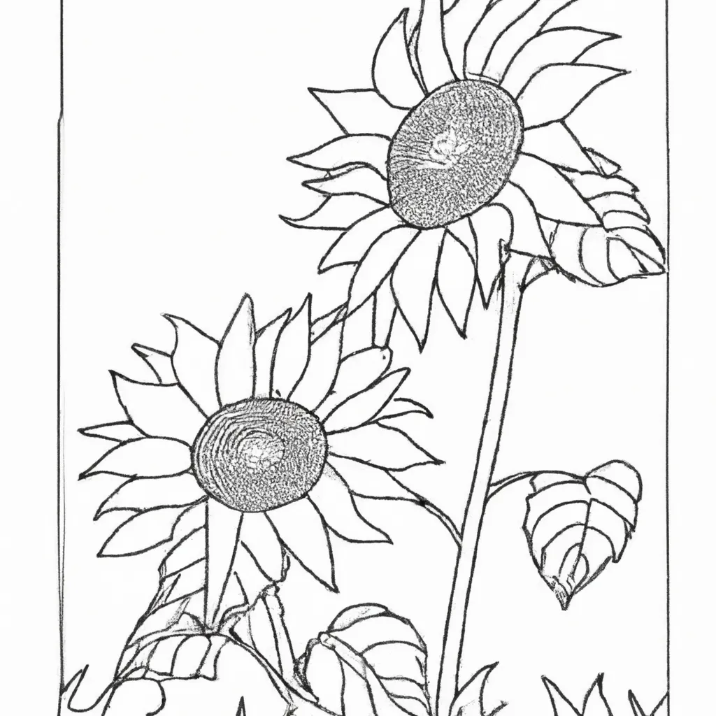 Sua Arte nas Páginas: Colorindo Girassóis 4