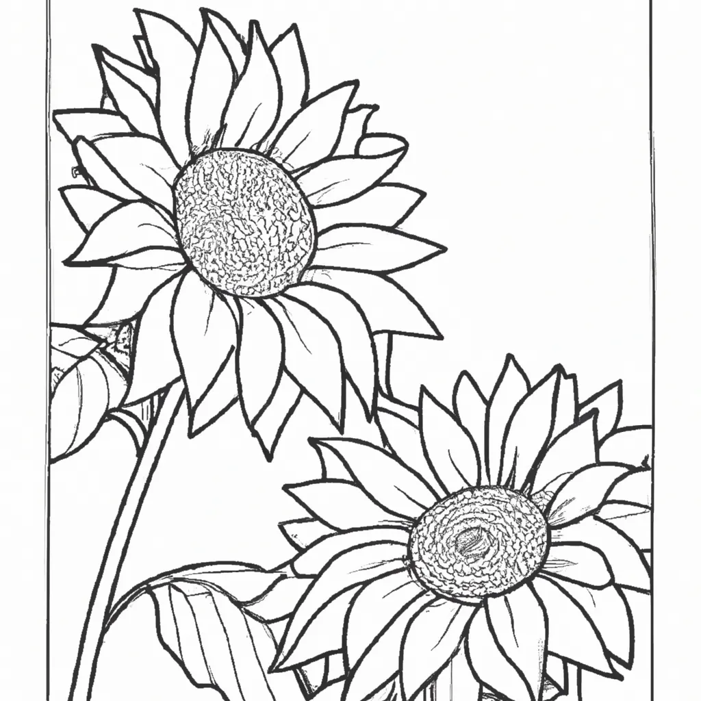 Sua Arte nas Páginas: Colorindo Girassóis 8