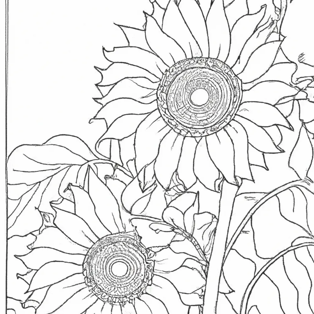 Sua Arte nas Páginas: Colorindo Girassóis 28