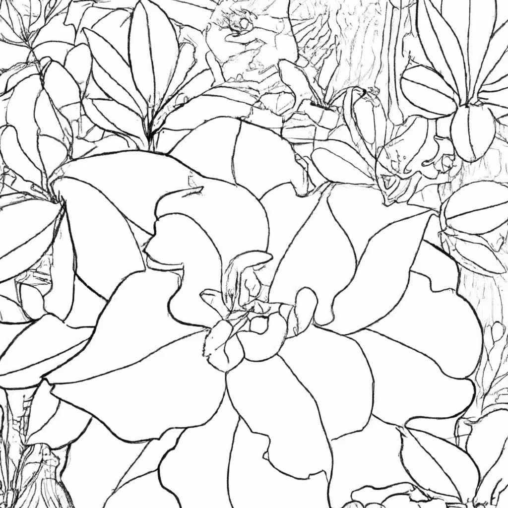 Colorindo Azaleias: Explore o Universo das Flores 25 Colorindo Azaleias: Explore o Universo das Flores 24