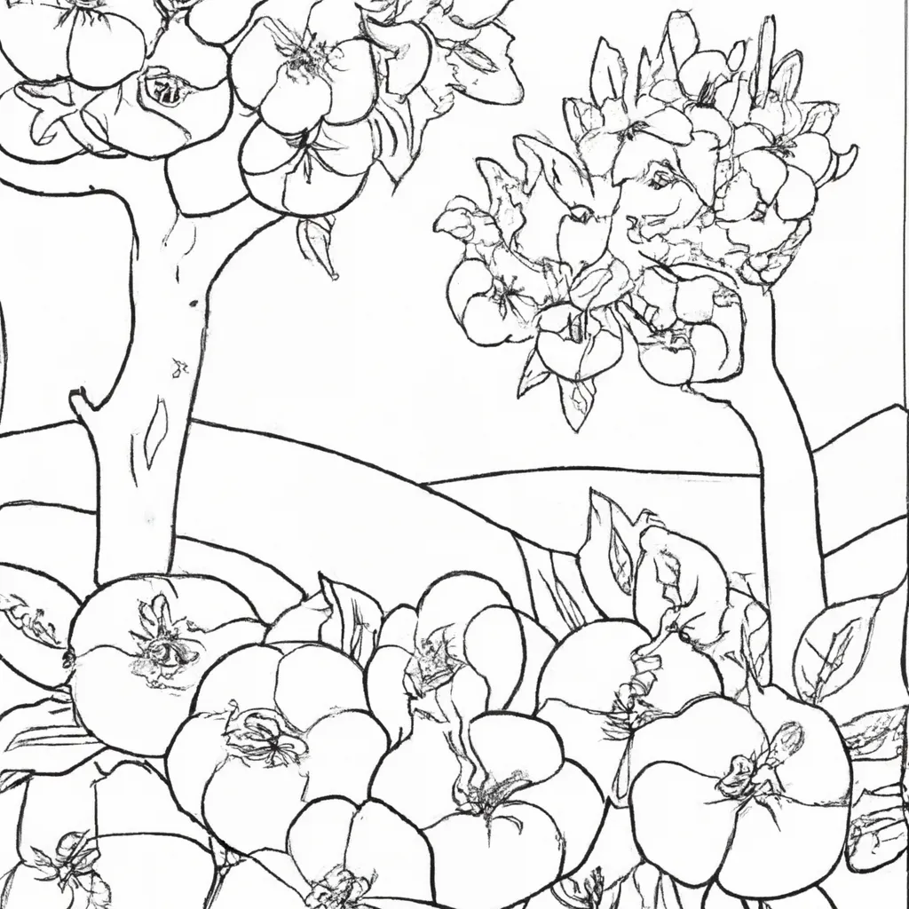 Colorindo Árvores de Maçã: Sinta o Aroma da Natureza 10