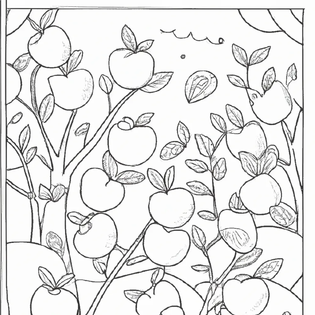 Colorindo Árvores de Maçã: Sinta o Aroma da Natureza 12