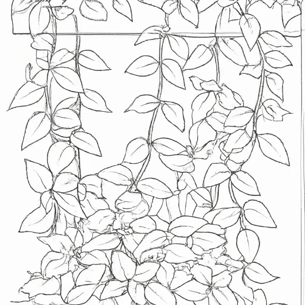 Colorindo a Natureza: Desenhos de Plantas Trepadeiras para Colorir 21 Colorindo a Natureza: Desenhos de Plantas Trepadeiras para Colorir 20