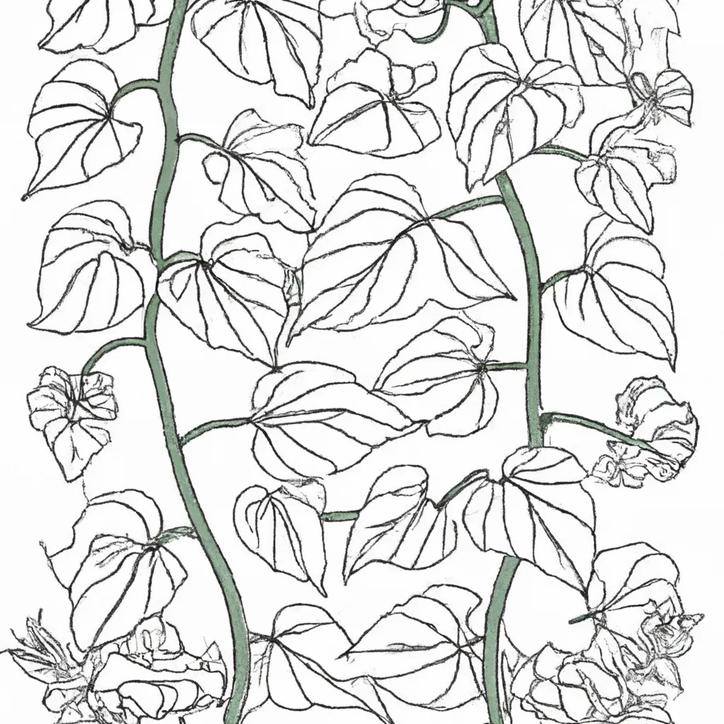 Colorindo a Natureza: Desenhos de Plantas Trepadeiras para Colorir 5 Colorindo a Natureza: Desenhos de Plantas Trepadeiras para Colorir 4