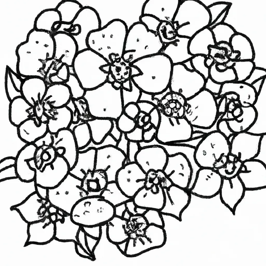 Transfira A Primavera Para O Papel: Desenhos Florais Para Colorir 1 Transfira A Primavera Para O Papel: Desenhos Florais Para Colorir