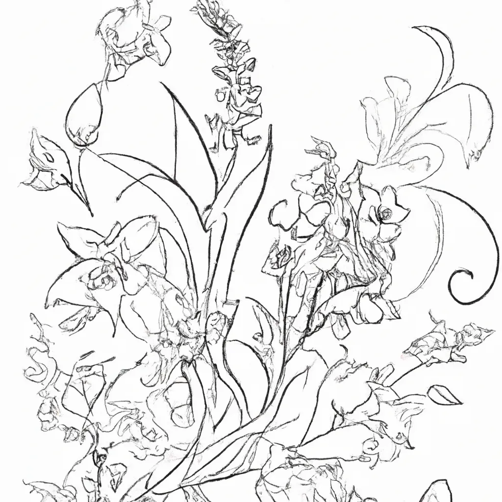 Transfira A Primavera Para O Papel: Desenhos Florais Para Colorir 3 Transfira A Primavera Para O Papel: Desenhos Florais Para Colorir 2