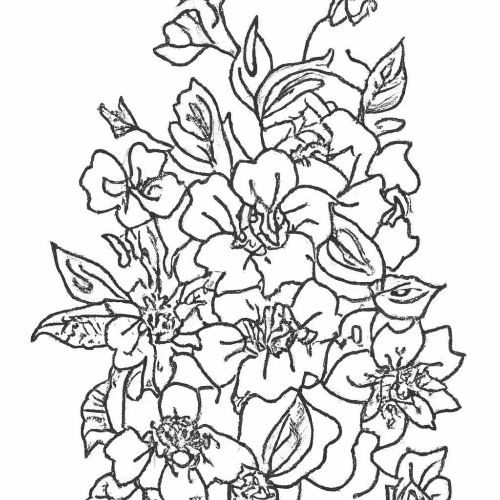 Transfira A Primavera Para O Papel: Desenhos Florais Para Colorir 21 Transfira A Primavera Para O Papel: Desenhos Florais Para Colorir 20