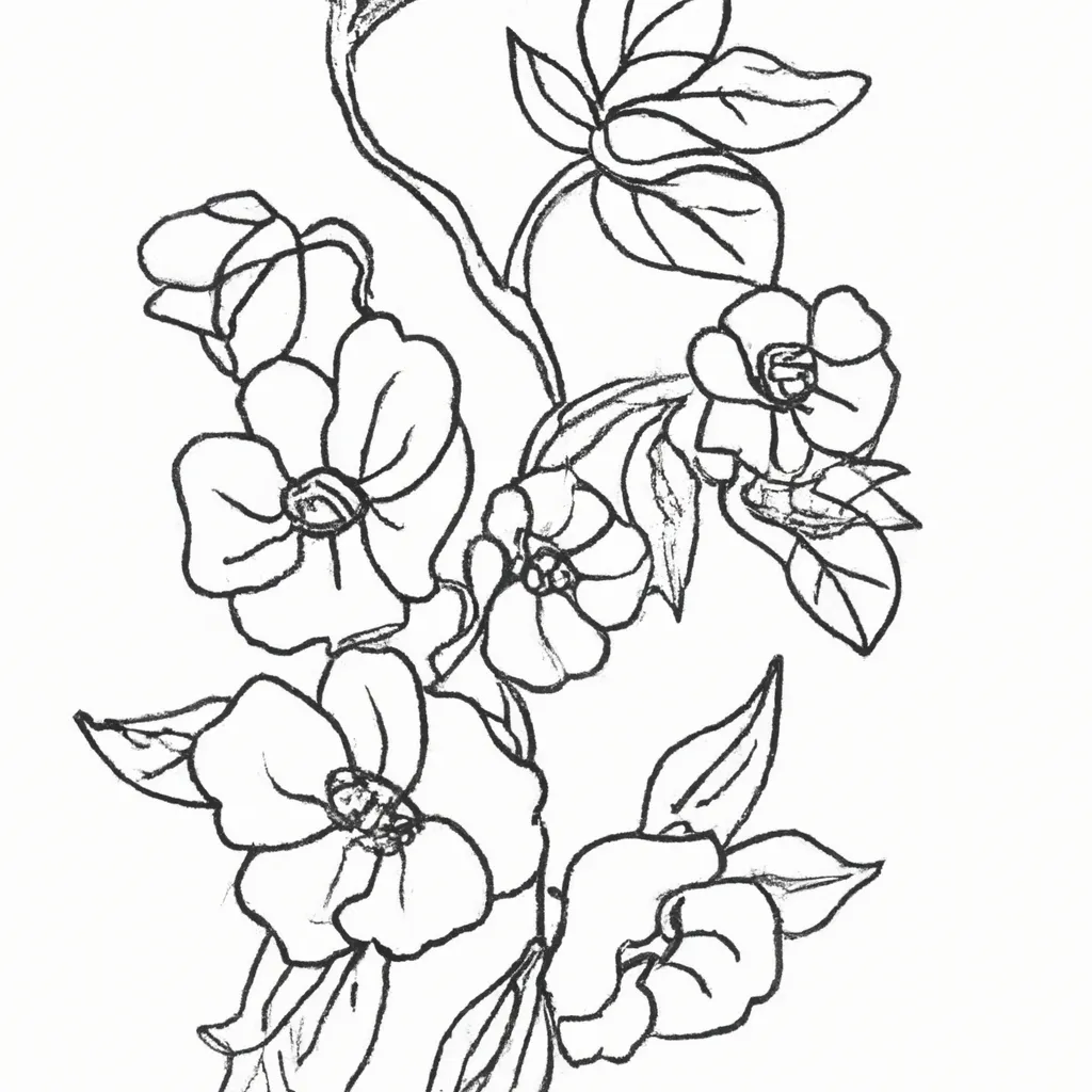Transfira A Primavera Para O Papel: Desenhos Florais Para Colorir 23 Transfira A Primavera Para O Papel: Desenhos Florais Para Colorir 22