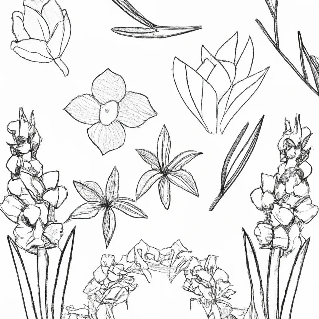 Transfira A Primavera Para O Papel: Desenhos Florais Para Colorir 15 Transfira A Primavera Para O Papel: Desenhos Florais Para Colorir 14