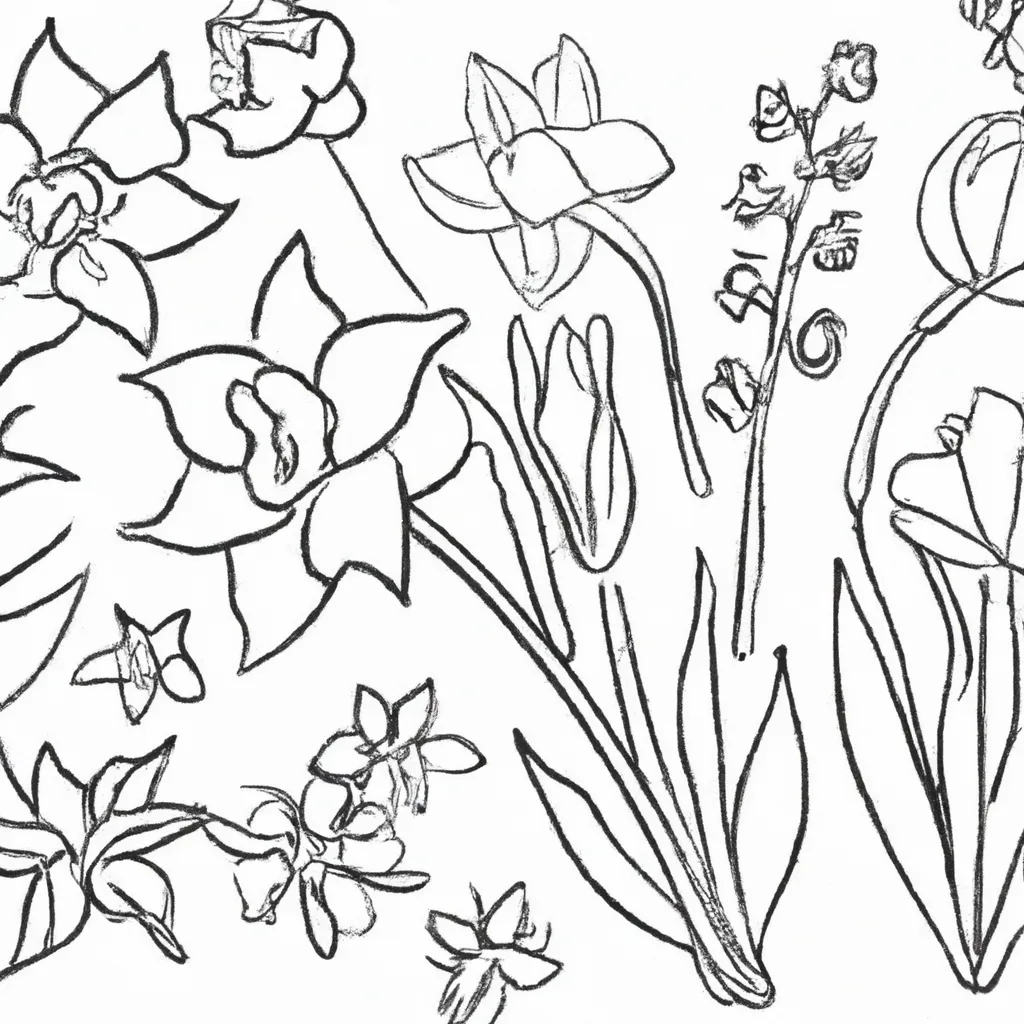 Transfira A Primavera Para O Papel: Desenhos Florais Para Colorir 17 Transfira A Primavera Para O Papel: Desenhos Florais Para Colorir 16