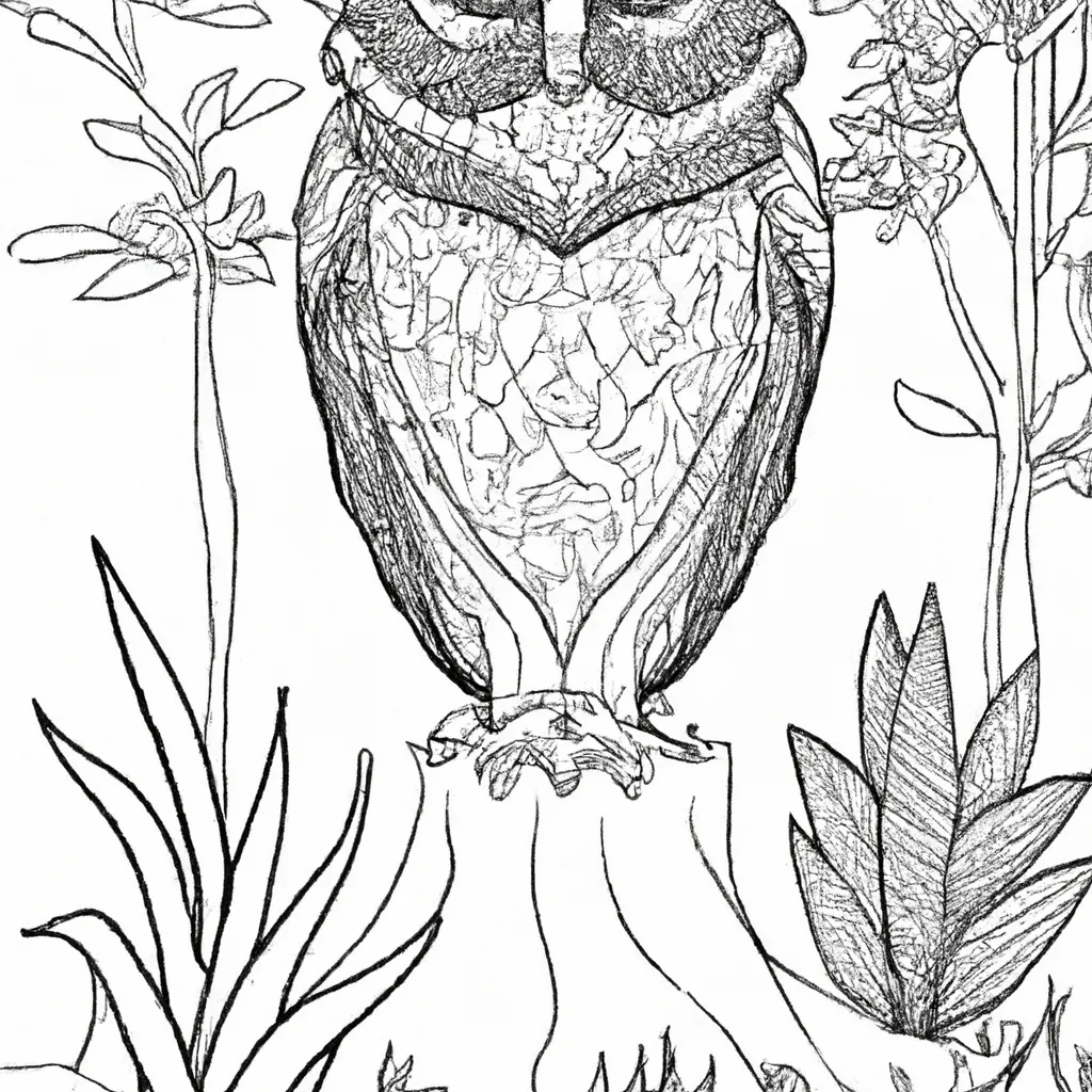 Onde As Cores Encontram A Natureza: Ilustrações De Animais Para Colorir 20
