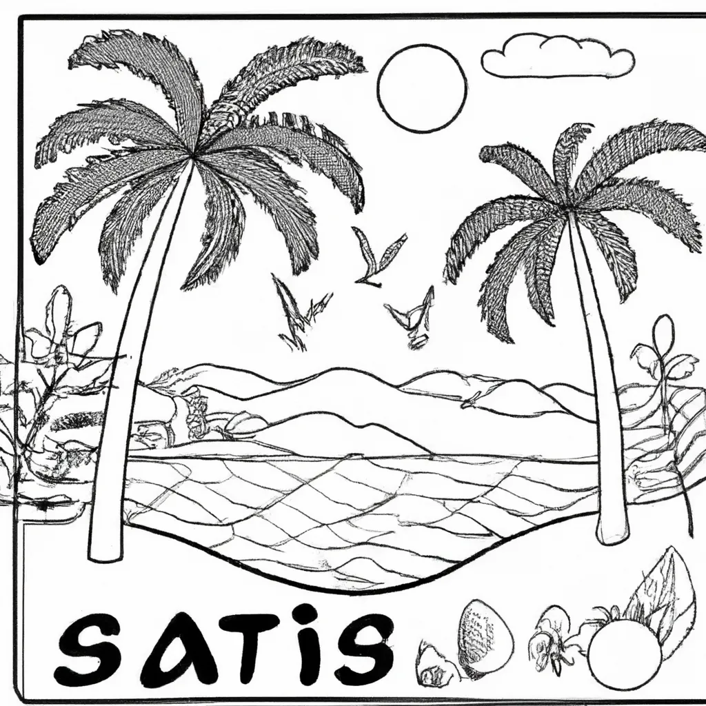 Sinta A Brisa: Desenhos De Praias Tropicais Para Colorir 11 Sinta A Brisa: Desenhos De Praias Tropicais Para Colorir 10