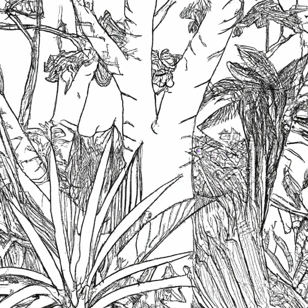 Cores Da Selva: Desenhos Exóticos De Florestas Tropicais Para Colorir 20