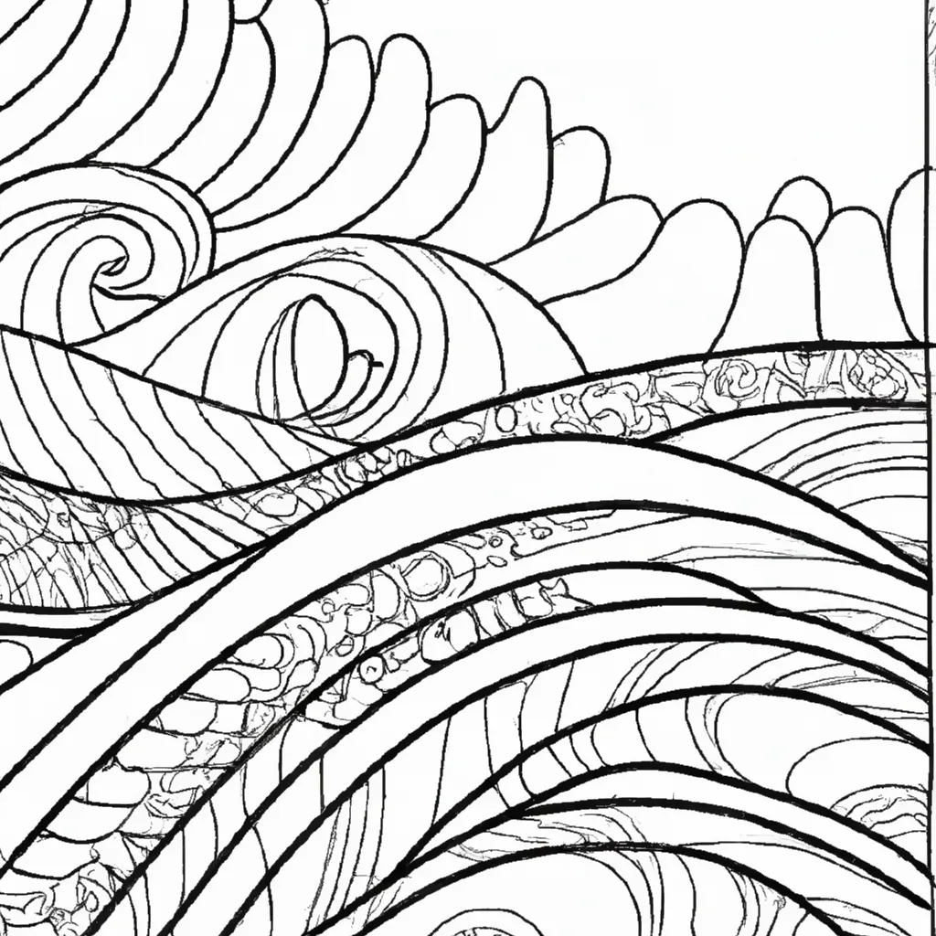 Ondas Em Movimento: Como Colorir Desenhos De Mares E Rios 27 Ondas Em Movimento: Como Colorir Desenhos De Mares E Rios 26