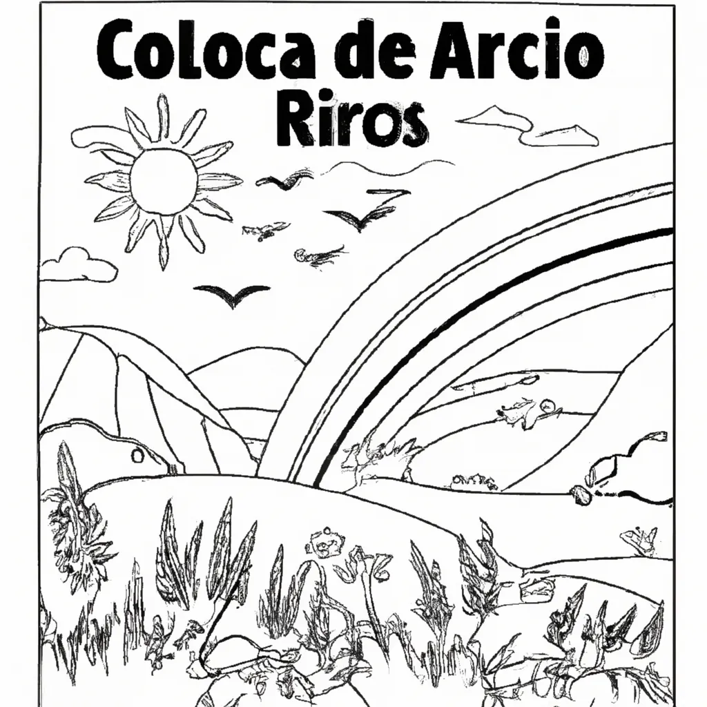 Crie Seu Próprio Arco-íris: Guia Para Colorir Paisagens Naturais 28