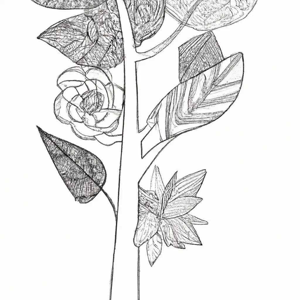 Sua Arte Colorida: Desenhos De Folhas E Árvores Para Preencher 2