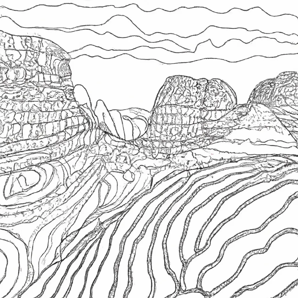 Pinceladas Do Deserto: Desenhos Incríveis De Paisagens Áridas Para Colorir 1 Pinceladas Do Deserto: Desenhos Incríveis De Paisagens Áridas Para Colorir