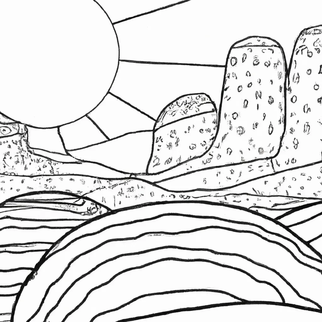 Pinceladas Do Deserto: Desenhos Incríveis De Paisagens Áridas Para Colorir 3 Pinceladas Do Deserto: Desenhos Incríveis De Paisagens Áridas Para Colorir 2