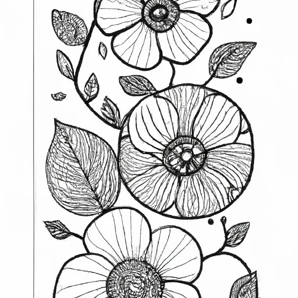 Desperte Seu Artista Interior: Desenhos De Flores Silvestres Para Colorir 27 Desperte Seu Artista Interior: Desenhos De Flores Silvestres Para Colorir 26