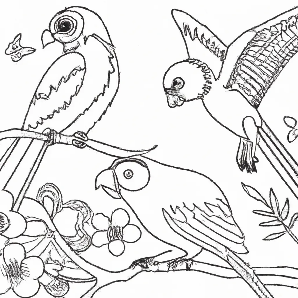 Explosão De Cores: Desenhos De Animais Selvagens Para Colorir 4