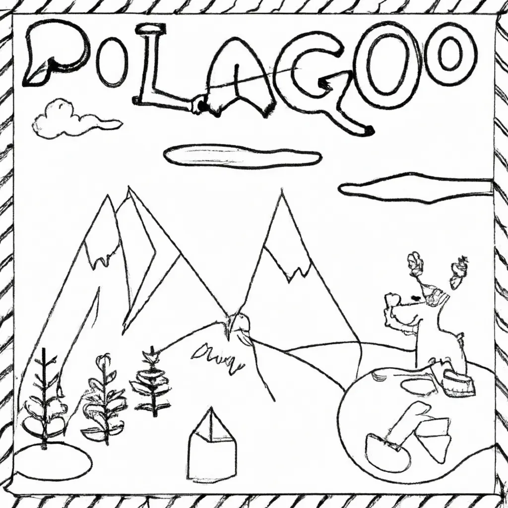 Uma Viagem Ao Polo Norte: Desenhos De Gelo E Neve Para Colorir 6