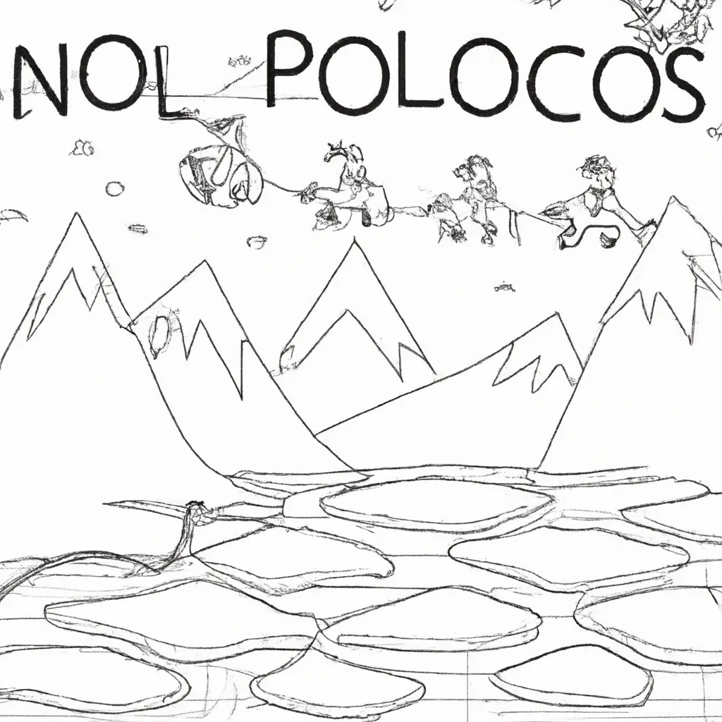 Uma Viagem Ao Polo Norte: Desenhos De Gelo E Neve Para Colorir 20