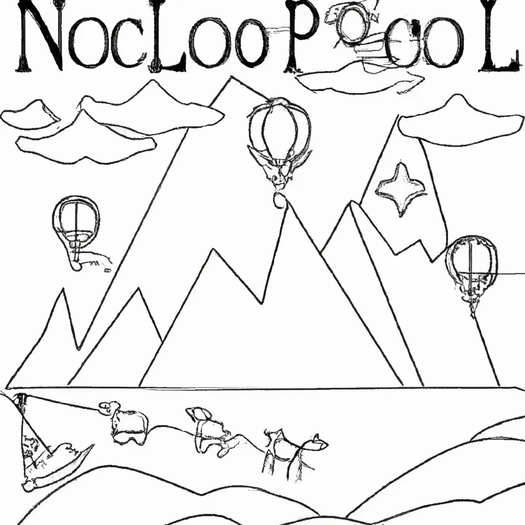 Uma Viagem Ao Polo Norte: Desenhos De Gelo E Neve Para Colorir 22