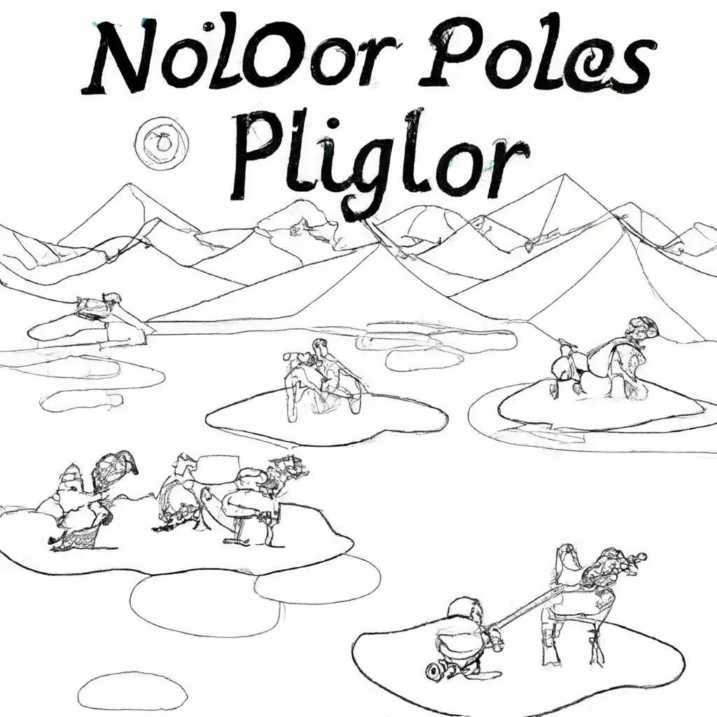 Uma Viagem Ao Polo Norte: Desenhos De Gelo E Neve Para Colorir 12
