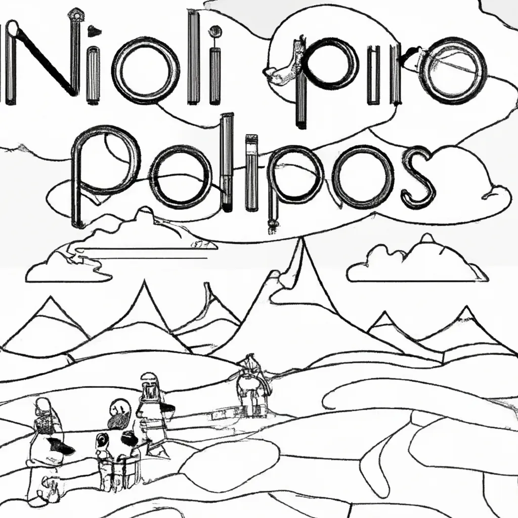 Uma Viagem Ao Polo Norte: Desenhos De Gelo E Neve Para Colorir 14