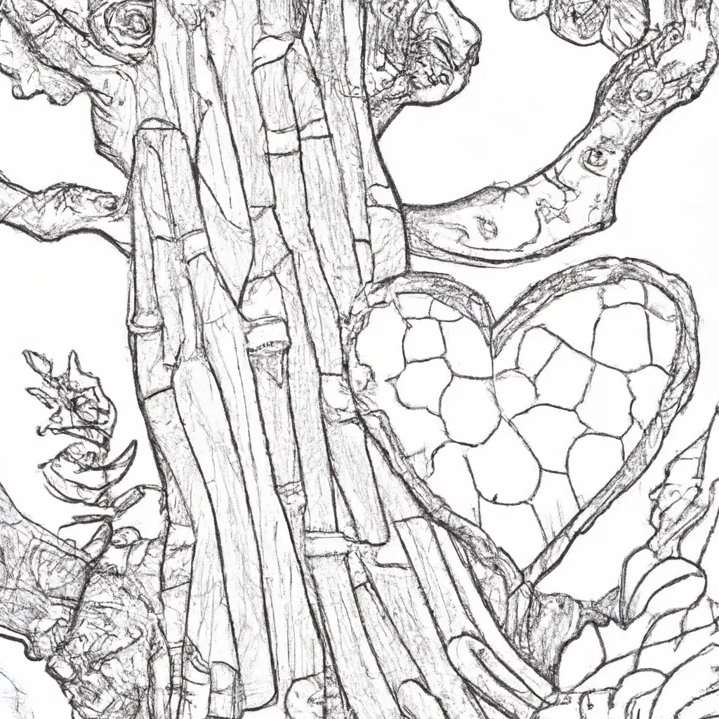 No Coração Da Floresta: Desenhos De Árvores Gigantes Para Colorir 10