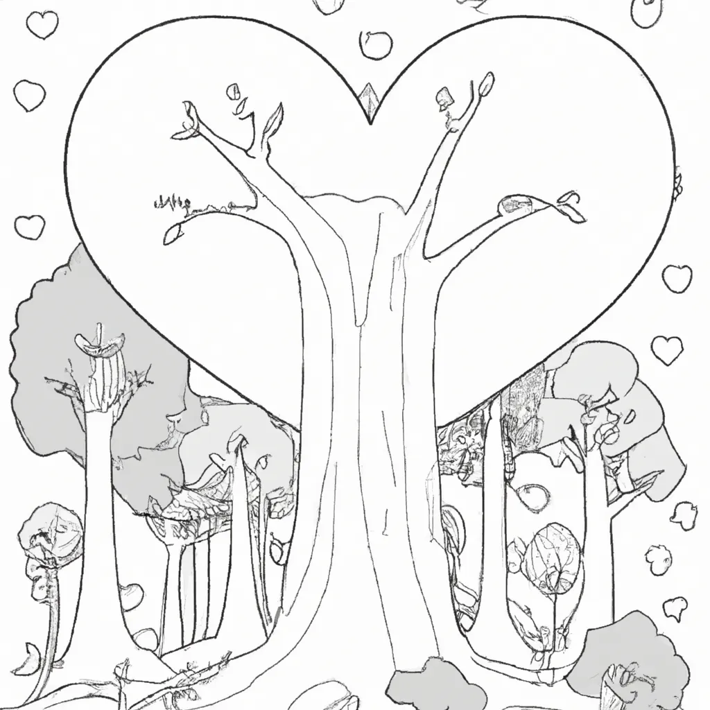 No Coração Da Floresta: Desenhos De Árvores Gigantes Para Colorir 18