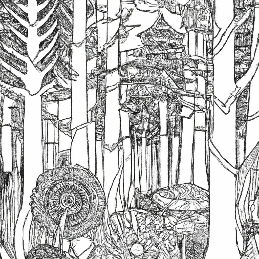 Descubra O Colorido Das Florestas: Desenhos Encantadores Para Colorir