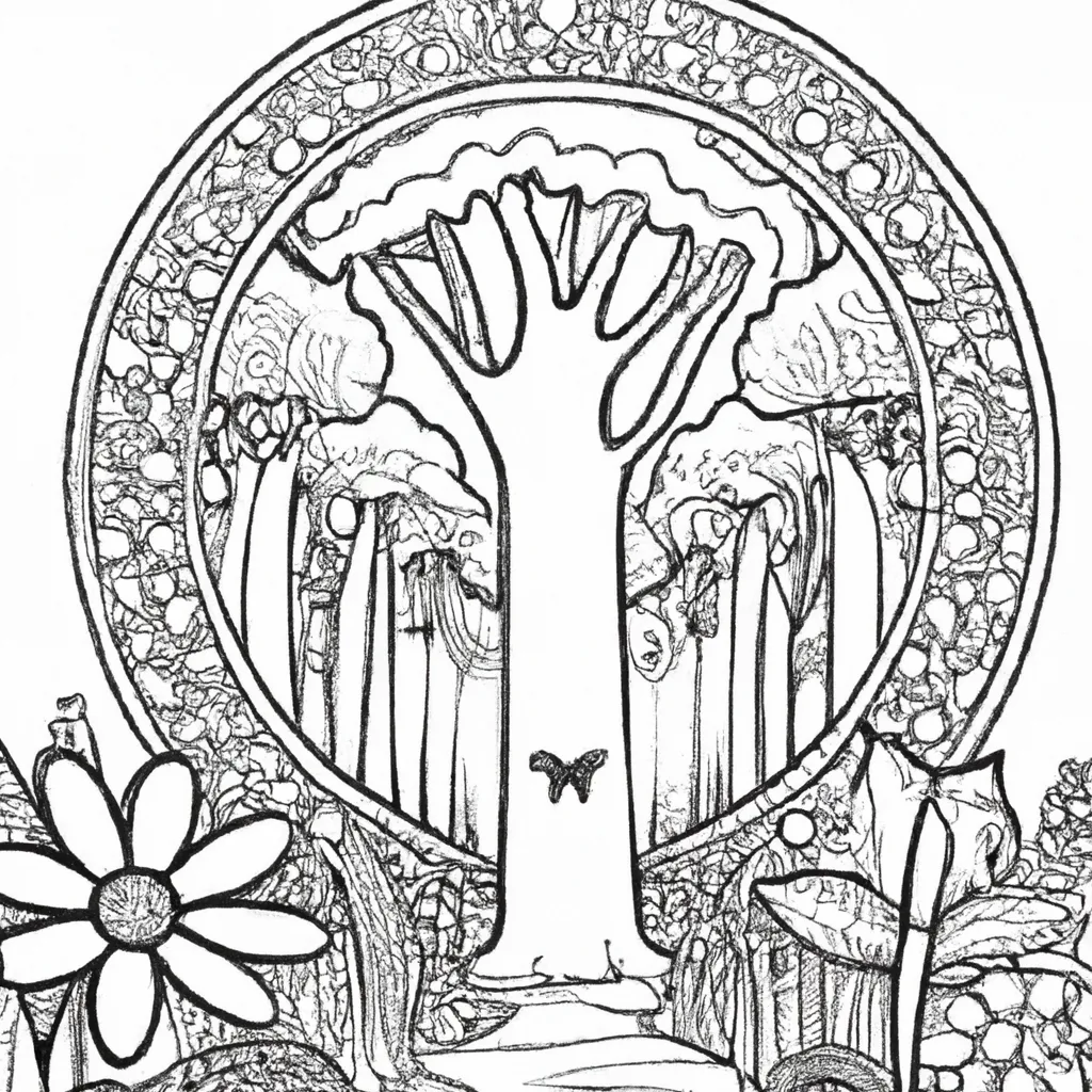 Descubra O Colorido Das Florestas: Desenhos Encantadores Para Colorir 6