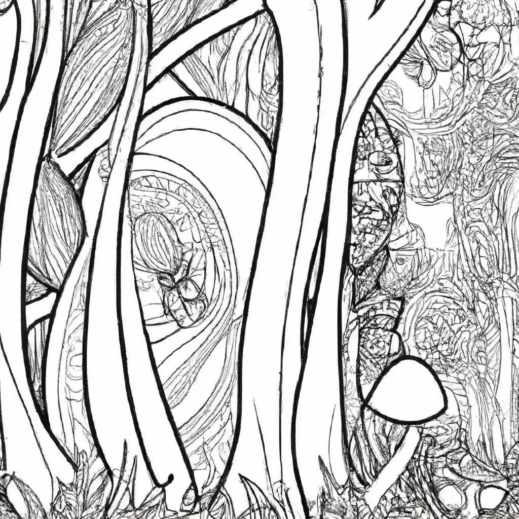 Descubra O Colorido Das Florestas: Desenhos Encantadores Para Colorir 26