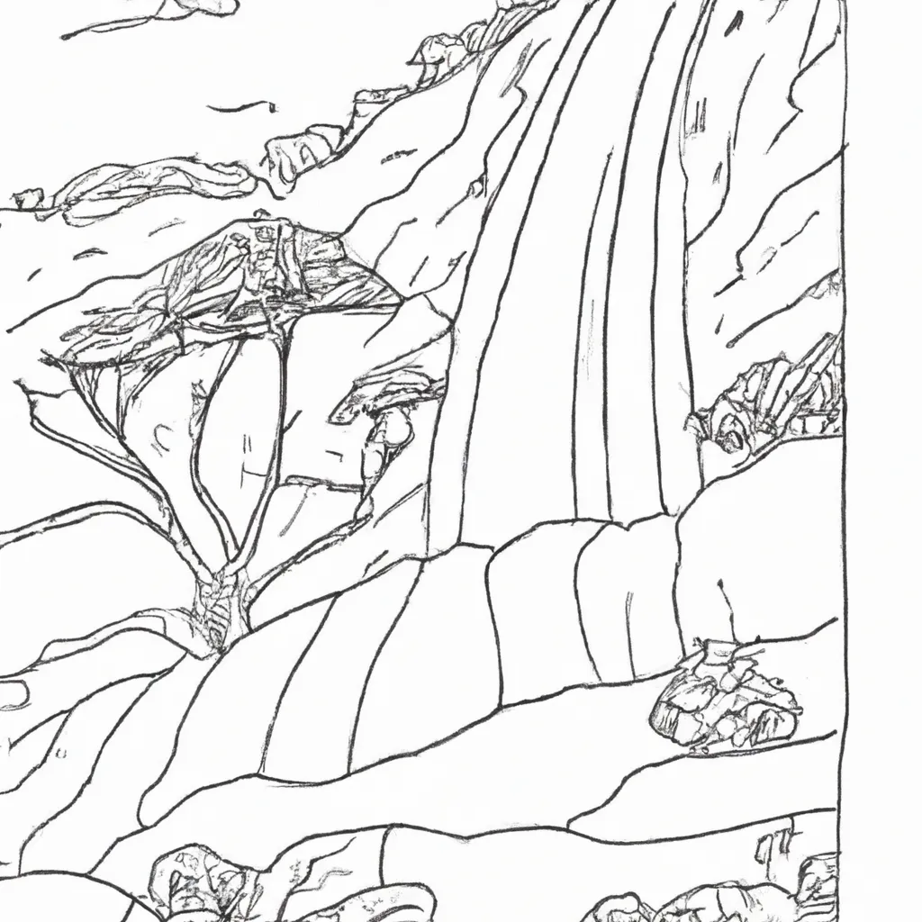 No Ritmo Da Natureza: Desenhos De Cachoeiras Para Colorir 9 No Ritmo Da Natureza: Desenhos De Cachoeiras Para Colorir 8