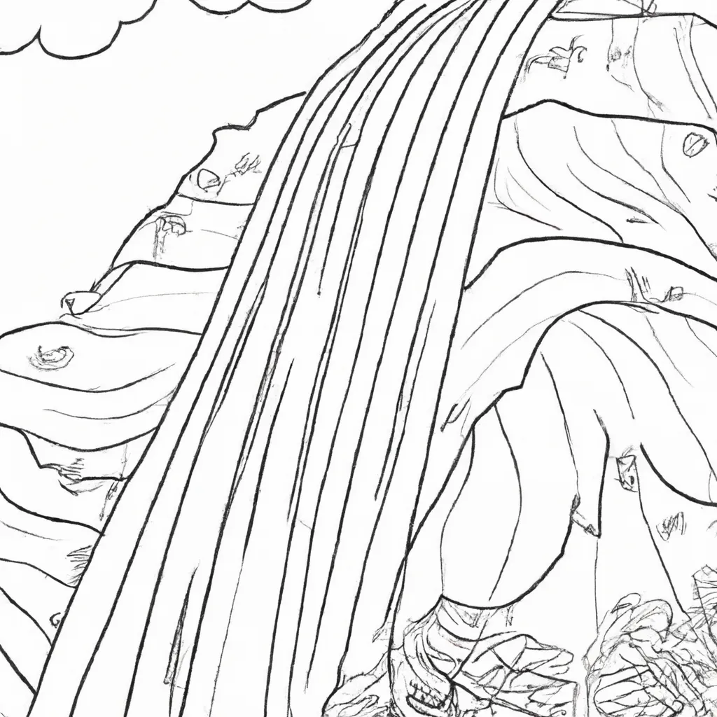 No Ritmo Da Natureza: Desenhos De Cachoeiras Para Colorir 19 No Ritmo Da Natureza: Desenhos De Cachoeiras Para Colorir 18
